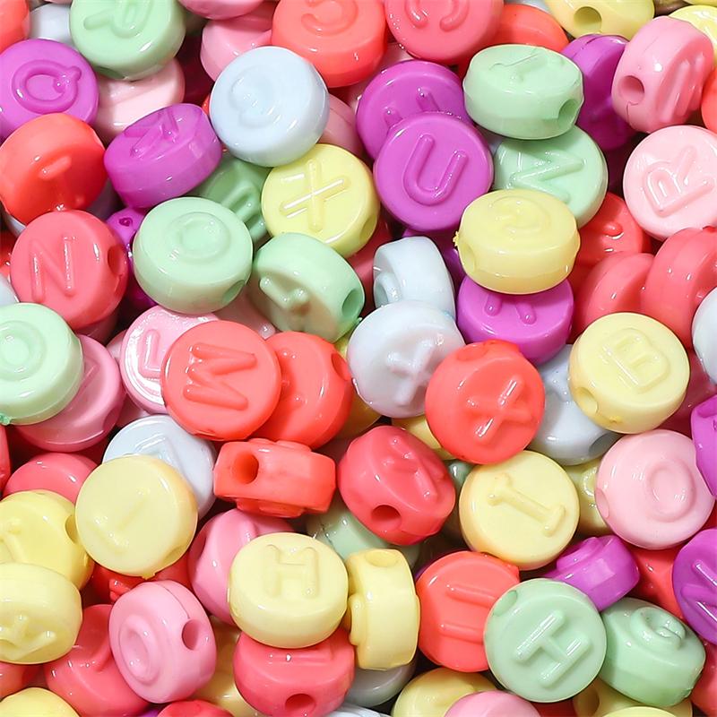 20-200 stk Akryl Søte Hjerte Stjerne Perler For DIY Halskjede Armbånd Øredobber Smykkefremstilling Håndverkstilbehør