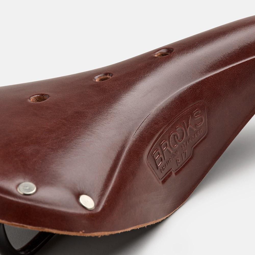 Siodełko Rowerowe Brooks B17 Standard Brown Steel Rail 520G Amortyzacja