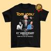Neues Tom Jones 61. Jubiläum 1963- Danke Erinnerungen Baumwollhemd TT1294 Unisex T-Shirt