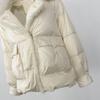 OFTBUY Autumn Winter Fashion Fox Fur Collar Spliced 90% White Duck Down Thickened Warm Women Korean Style Loose Casual Down Jacket