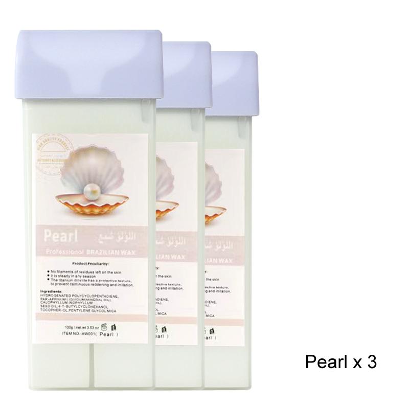 Roll On Refill Hair Removal Wax Painless Depilatory Wax Roller Rose Wax Body Hair Removal For Any Roll On Wax Warmer Cartridge