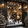 Christmas Static Window Stickers Do Not Damage Glass In Living Room Windows
