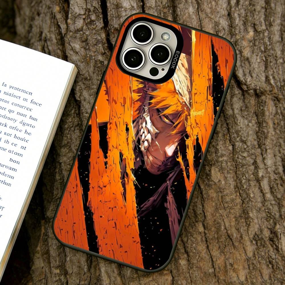 Bleach Phone Case For iPhone 17,16,15,14,13,12,11 Plus,Pro Max,XS,Colorful Silver Phone Case Funda Cover