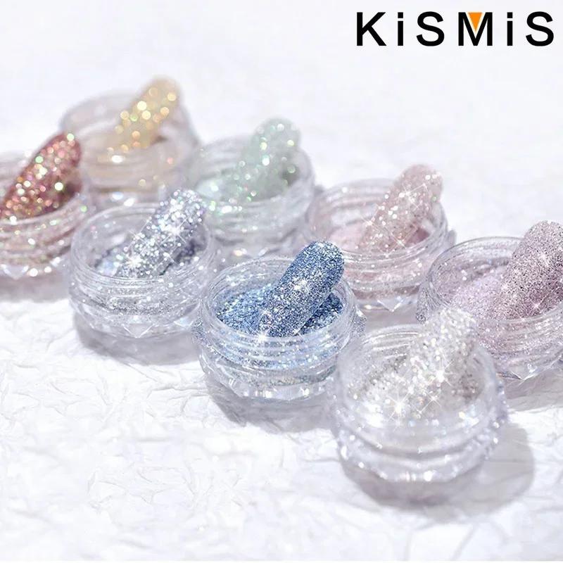 Nail Art Crystal Diamond Powder Glitter Holographic Shiny Pigment Micro Drill Manicure Decoration Beauty Tools