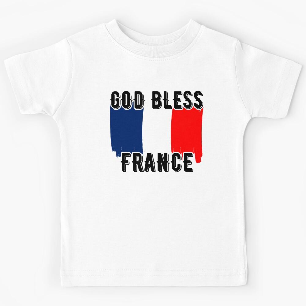 God Bless France.  Kids T-Shirt 150