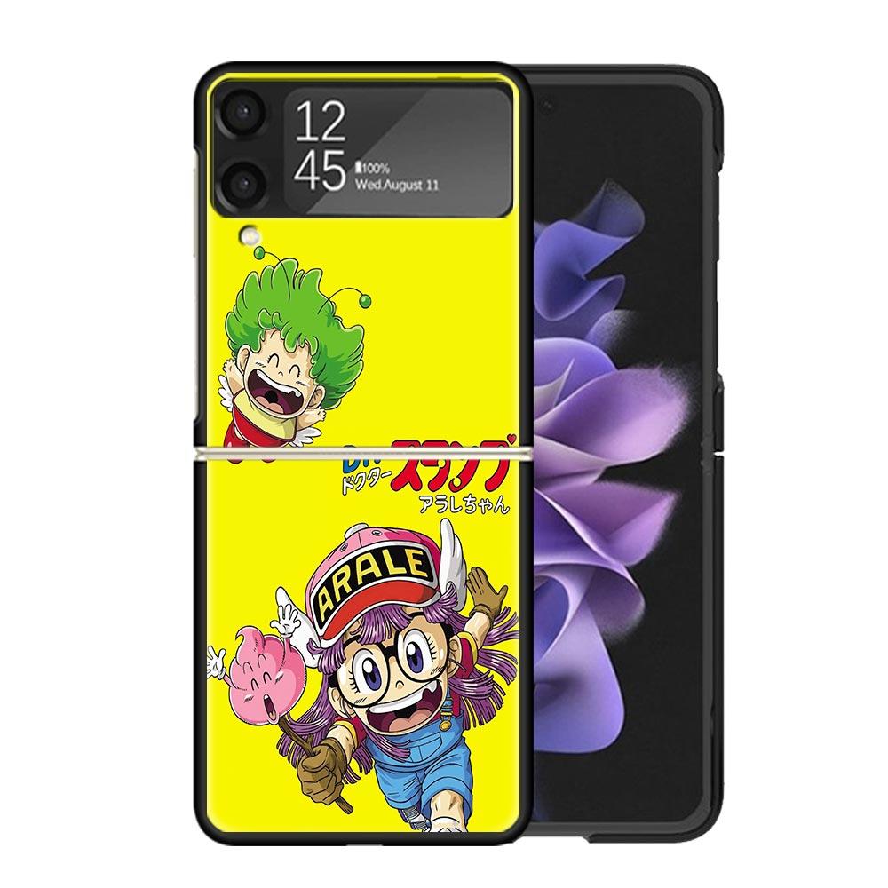 Arale Dr Slump Cases For Samsung Galaxy Z Flip 4 5 6 7 3 Z Flip7 Flip6 Flip4 Flip5 Flip3 5G Hard Shockproof Fundas Cover Galaxy