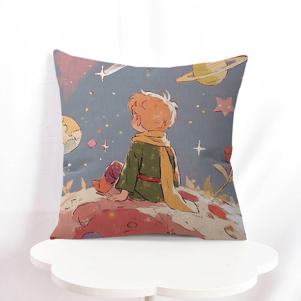 Poszewka na poduszkę biurową Le P-Petit Prince Pokrowiec na poduszkę samochodową 45x45 cm Poszewka na poduszkę lędźwiową Poszewka na poduszkę do sofy