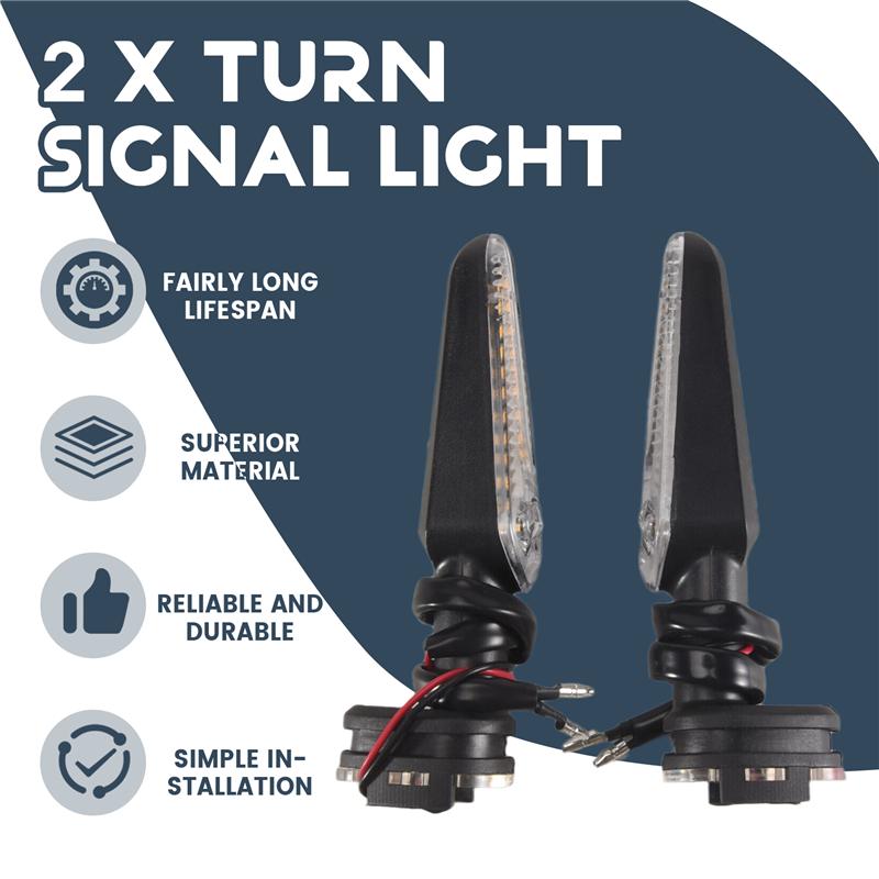 For Yamaha MT07 Tracer 700 900 XJ6 FZ6 MT09 900 MT10 LED Turn Signal Indicator Light For YZF R15 R1 R3 R6 R7 R9 R25 FZ1-A99D