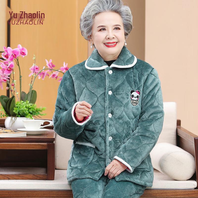 Женский теплый зимний комплект пижамы YUZHAOLIN 3XL