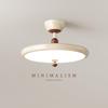 French Cream Medieval Wood Grain Wabi-Sabi Chandelier for Bedroom & Study