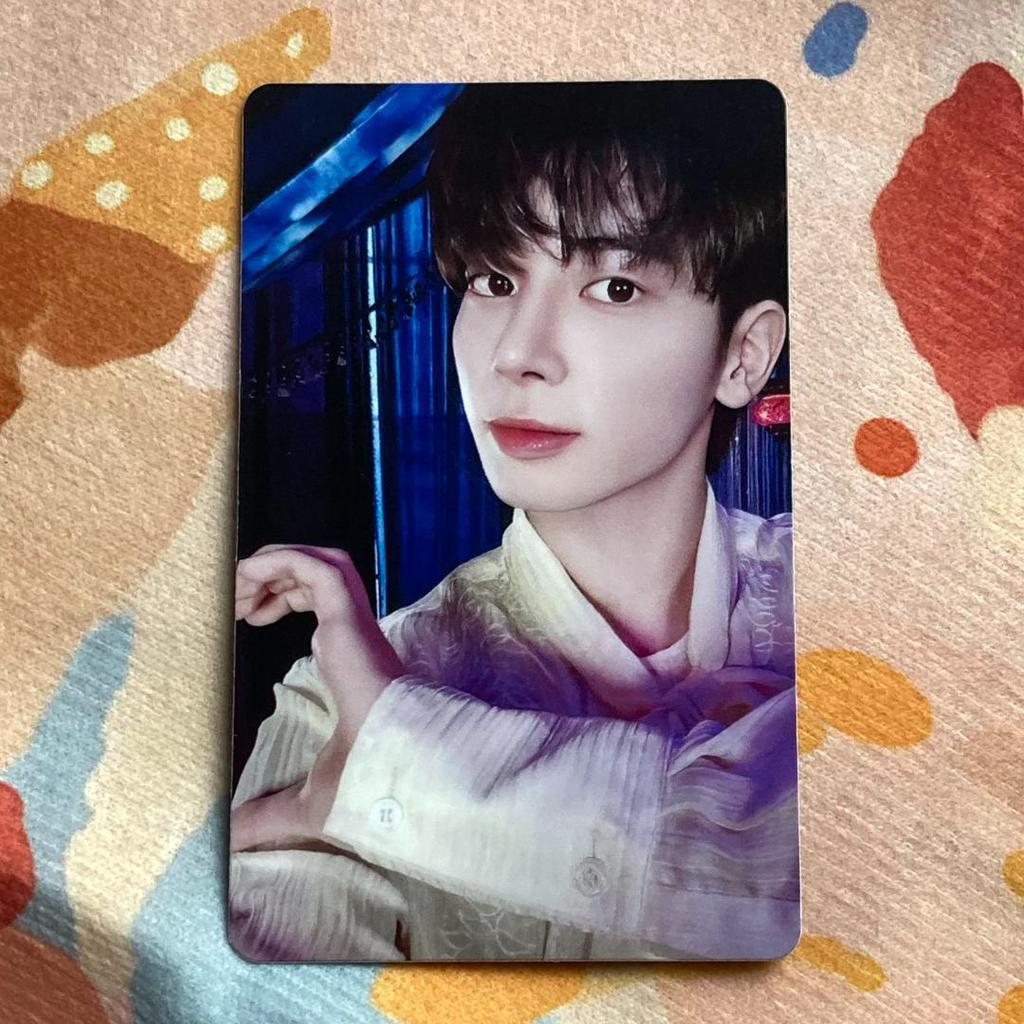 [USED] 2024 Taehyung TXT membership MOA FC questionnaire trading card