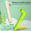 Anti-Slip Anti-Static Doorknob Sleeve Silicone Door Handle Cover Anti Collision Kids Safety Doorknob Protector For Home