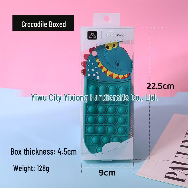 Creative Large Capacity Waterproof Silicone Pencil Case and Stationery Organizer
