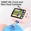 Children's camera, black and white automatic printing, HD dual camera, 2.4-inch large screen