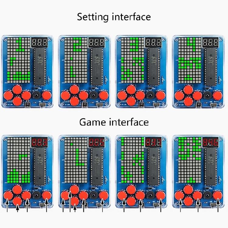 DIY Soldering Kit Building a Classical Game Console with 4 Games for Educational Purposes High School Project Training