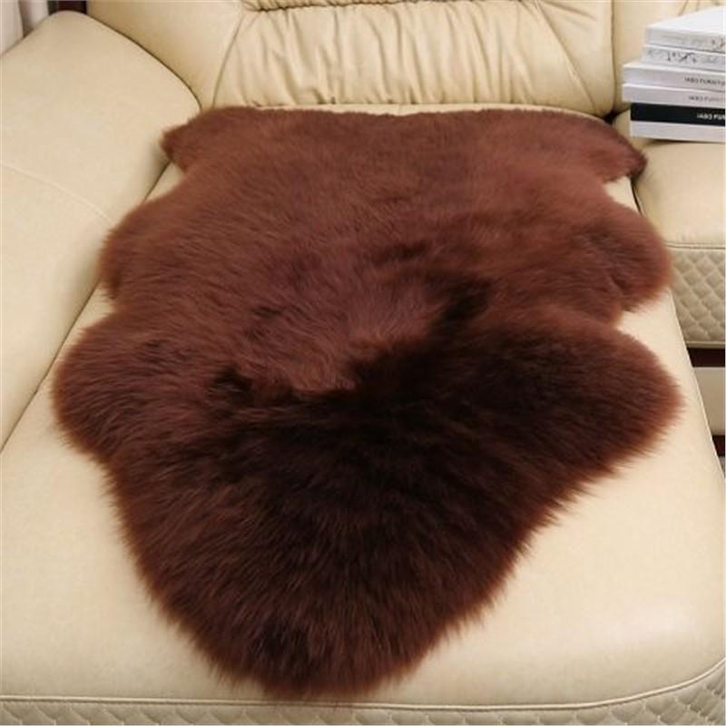 Australian Sheepskin Wool Chair Cushion - Round Mat for Dining Chairs & Sofas