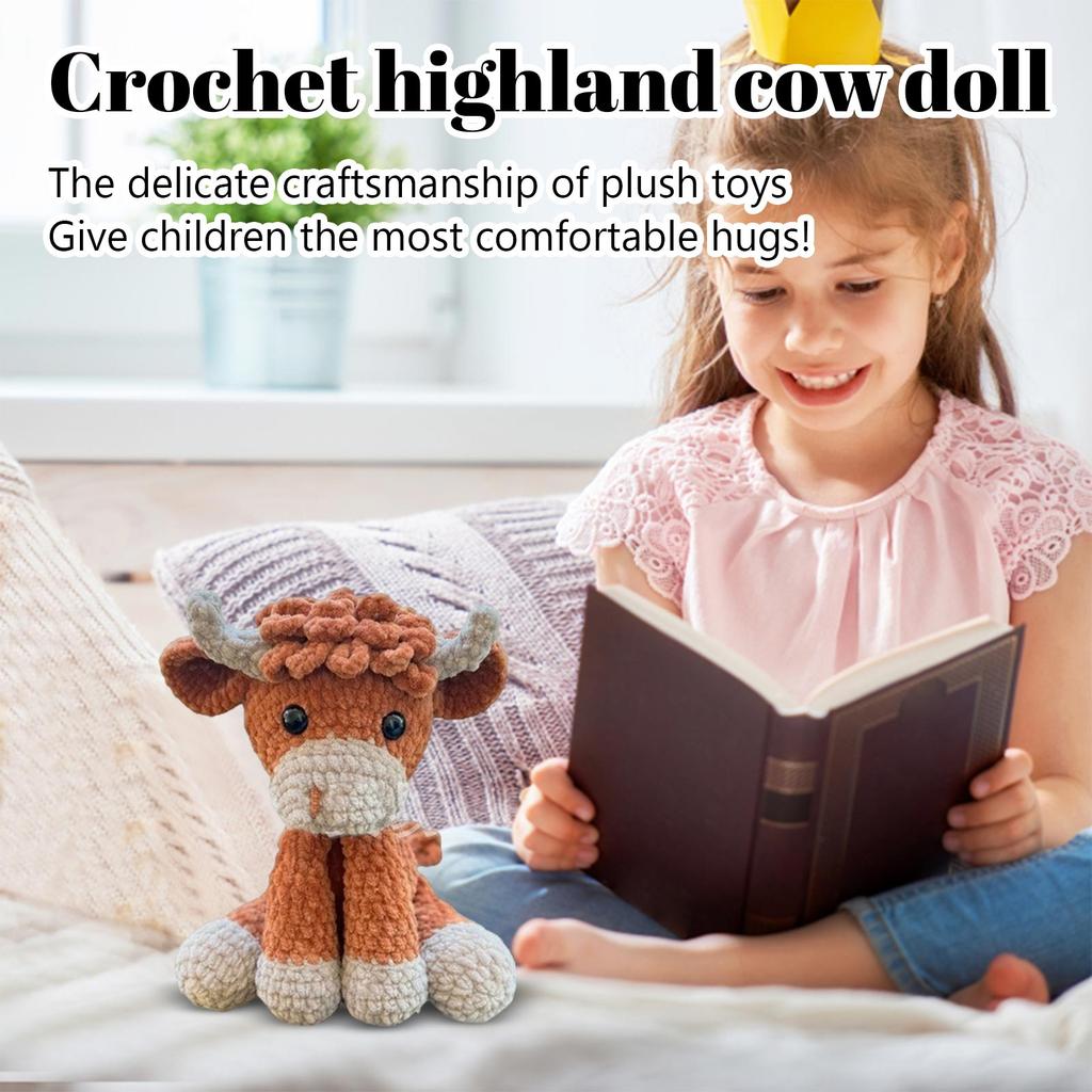 Crochet  Cow Is A Fun Companion For Children And Is Suitable As A Gift For Family, Friends And Children