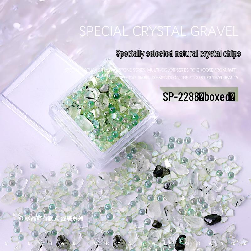 

Галактический хрустальный нейл-арт: Переливающиеся ледяные гравийные камни для эффектов звездного неба