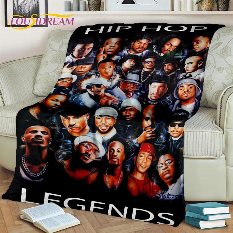 Hip Hop Rapper Art Legend Star 3D Blanket,Soft Throw Blanket for Home Bedroom Bed Sofa Picnic Travel Office Cover Blanket Kids