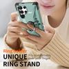 For Samsung Galaxy S25 Ultra Case PC+ TPU Anti-Drop Phone Cover with Ring Kickstand