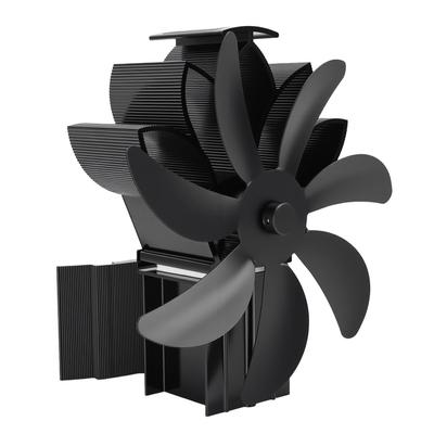 Wood Stove Fan Heat Powered Fireplace Fan 7 Blades for Wood Burning Stove   Log   Wall Mount Freestanding