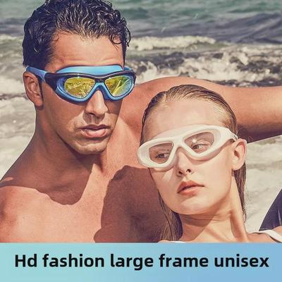 Liku Occhialini da Nuoto HD Antiappannamento Impermeabili per Miopia - Non Stringenti, Unisex, Galvanizzati.