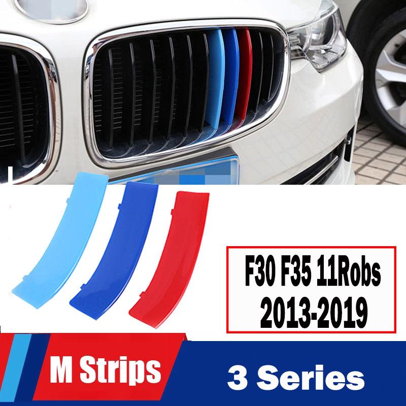 MLKK4 M Power Front Grille Trim Strips For BMW X1 X2 X3 X4 X5 X6 X7 F48 F49 E84 F39 F25 F26 G01 G02 F15 E70 G05 F16 E71 E72 G07 Z4 E89