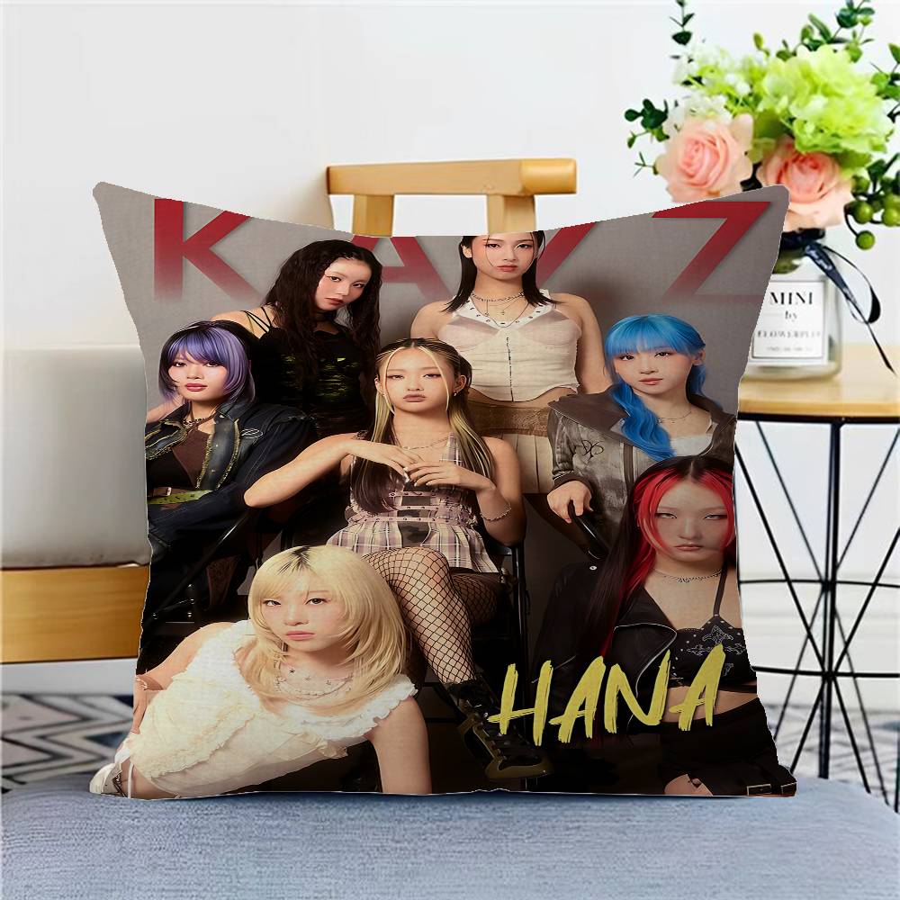 H-Hana Kpop Style Maple Design Cushion Cover Happy Autumn Harvest Decor Holiday Decorati Pillow Cover