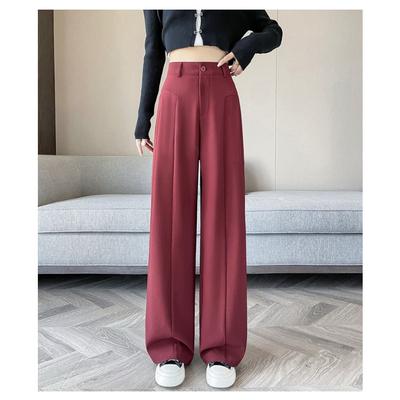 Stylish and Comfortable Women's Wide Leg Suit Pants, Perfect for Any Occasions In Autumn