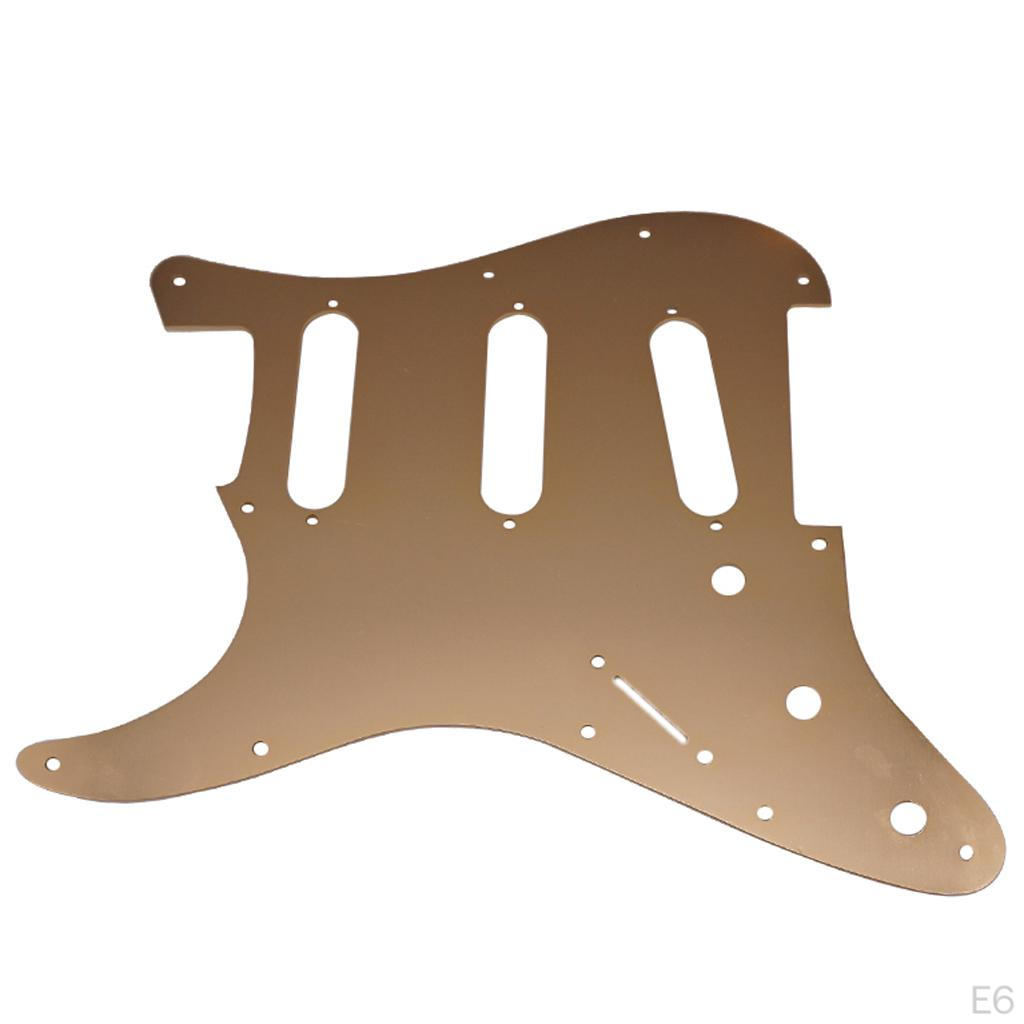 11 Holes SSS Style Guitar Pickguard for Electric Parts