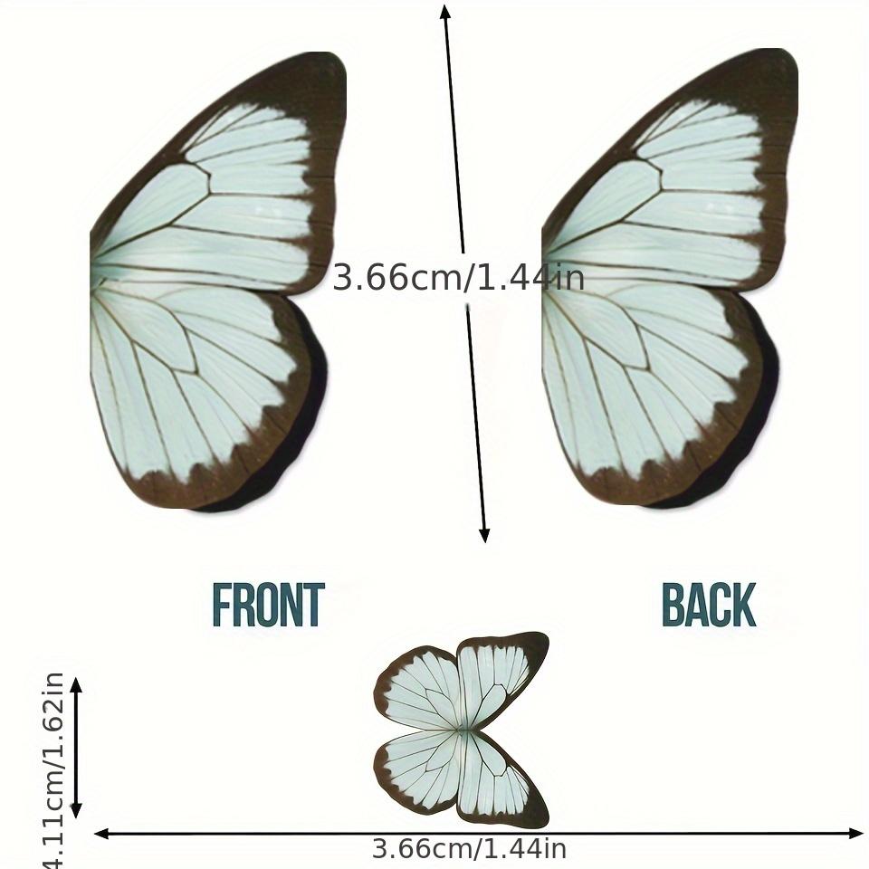 Set of 5 Vintage Butterfly Magnetic Bookmarks, Double-Sided Page Markers, Perfect for Book Enthusiasts