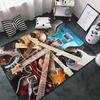 Guitar Music Carpet Rectangular For Summer Dust Mites Mat Antibacterial Soundproof Fluffy Stylish Gentle