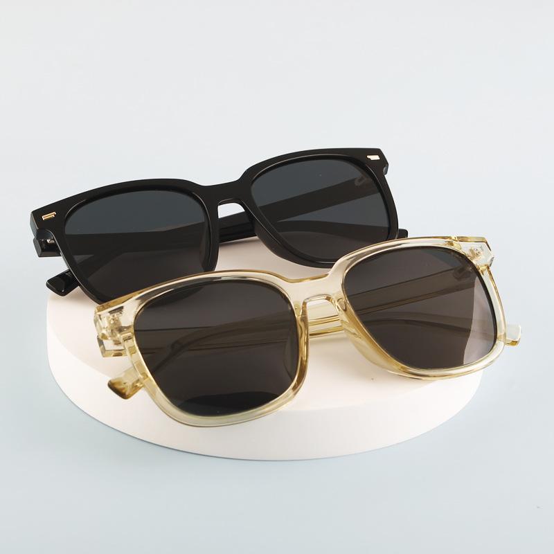TR high definition polarized men's sunglasses anti-ultraviolet trend versatile glasses women's high sense big face thin sunglasses