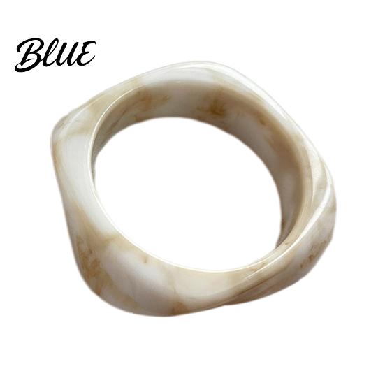 Vintage Bracelet Acrylic Retro Style Irregular Geometric Design Unique Women