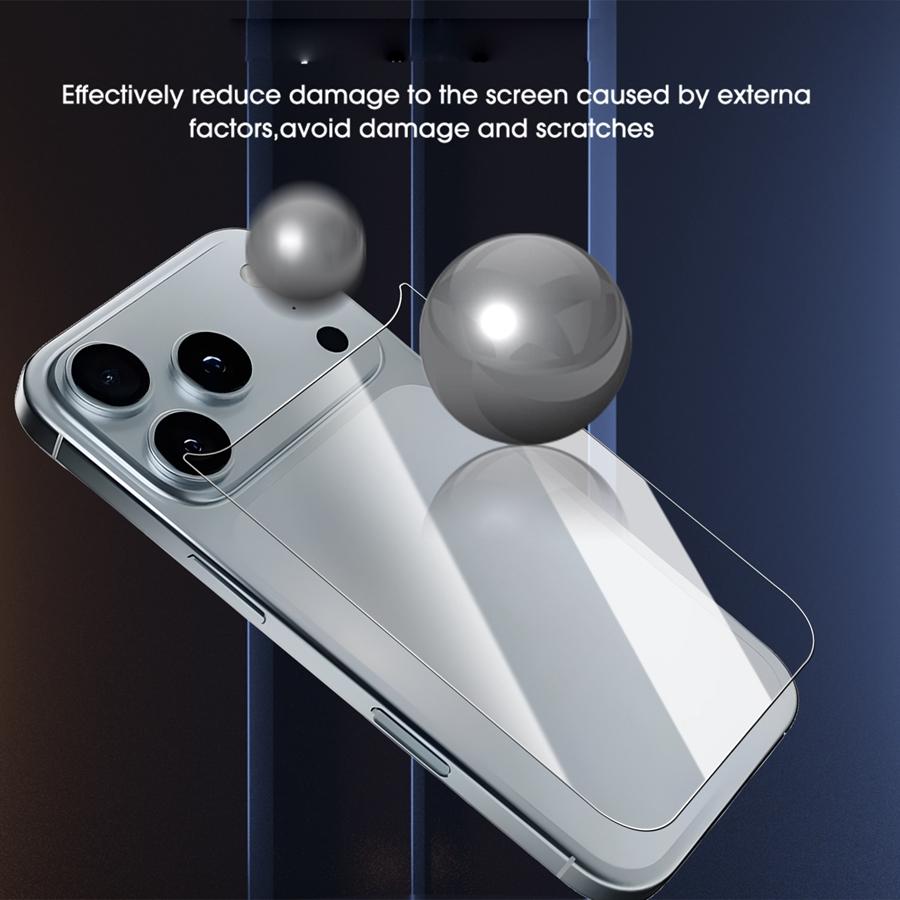 [2+2] 4in1 Front&Back Tempered Glass Screen Protectors for IPhone 17 Air / 17 Pro / 17 Pro Max HD Clear Full Cover Film for IPhone17