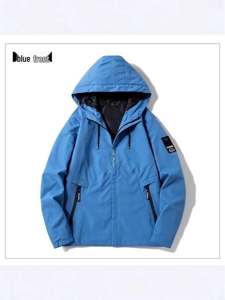 Men's Casual Hooded Jacket: 2025 Spring/Autumn, Plus Size, Versatile Workwear Trend