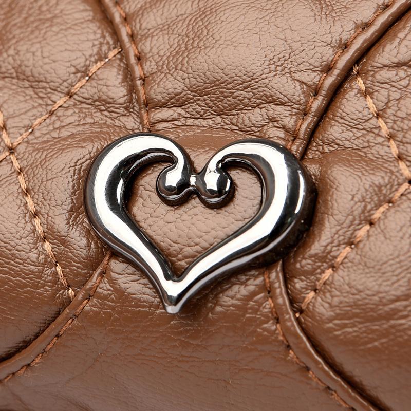 Мягкая кожаная сумка кроссбоди Женская сумка через плечо Маленькая квадратная сумка — фото 12