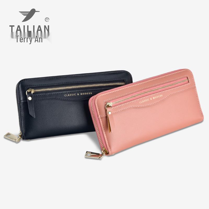 Tailian Women's Multifunctional Zipper Wallet and Card Holder Clutch