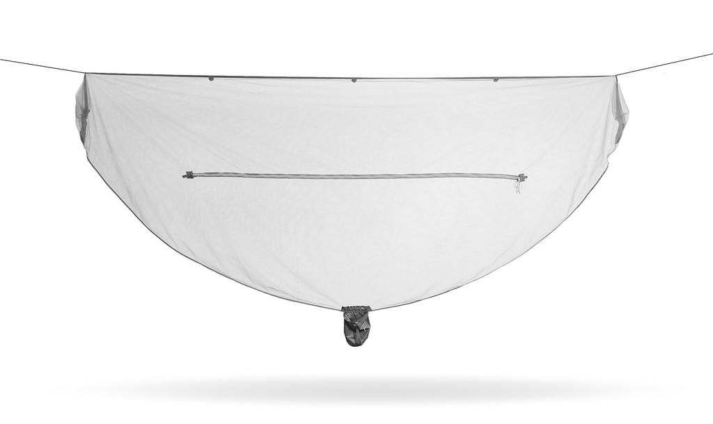 KAMMOK Dragonfly Insect Net, Granite Gray, Breathable Mosquito Net for Hammocks, Camping, and Outdoor Activities, KM3245GG (Official Japanese Product)