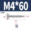 304 Stainless Steel Galvanized Hardened Coarse Thread Countersunk Flat Head Phillips Wood Screws