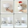 10Pcs Kraft Paper round Bouquet Flowers Package Stereotype Rose Lining Wrapping Paper for Flower Shop Auxiliary Tool