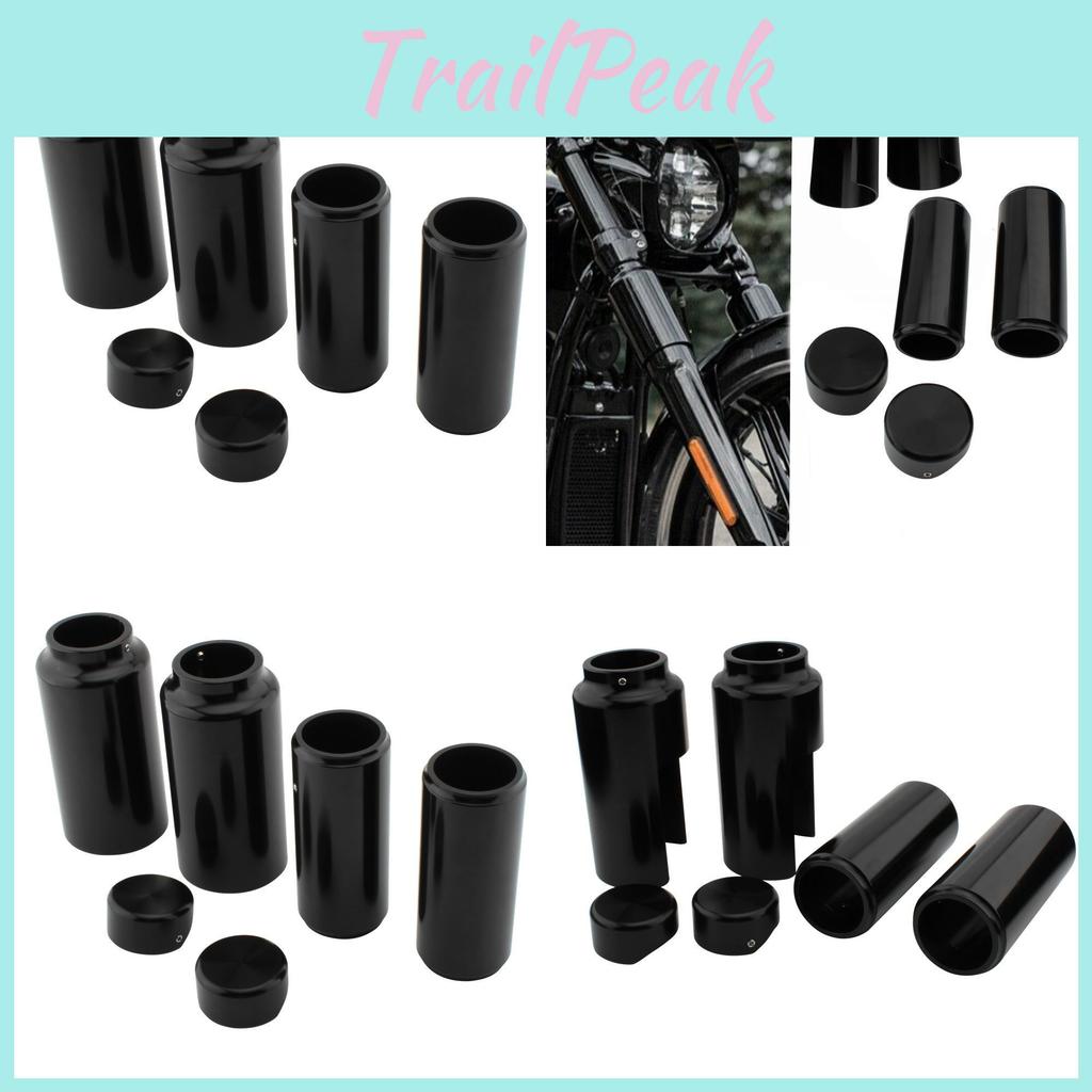 Premium Black Front Fork Shock Absorber Cover For Harley Breakout 2018 Models