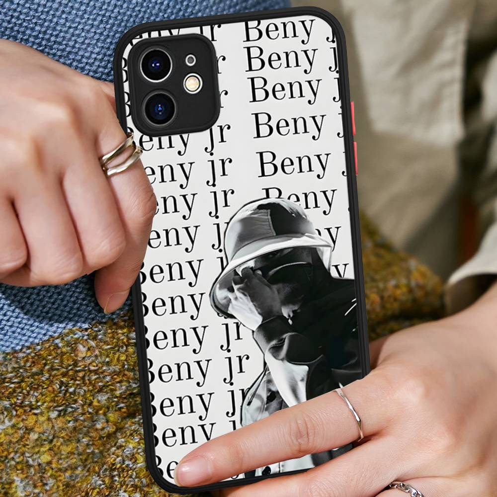 

Classic Singer B-Beny J-Jr For IPhone 16 15 14 Plus 13 12 11 Pro Max X XS MAX Translucent Matte Shockproof Cover iphone 14