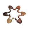 Dual-Pronged Wooden Nose Massager and Acupoint Gua Sha Comb