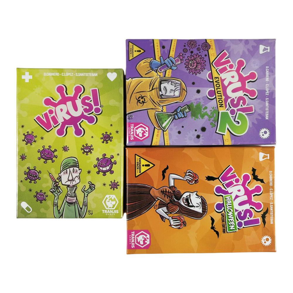 Virus 1 2 3 Board Game The Contagiously Fun Card Game English Version Party Game for Fun Family Game