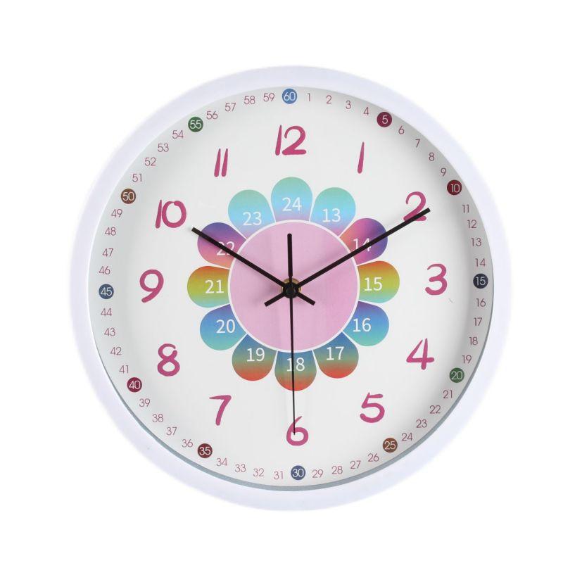 Early Education Enlightenment Learning Wall Clock Living Room Kindergarten Wall Hanging New Clock Children's Room Silent Clock