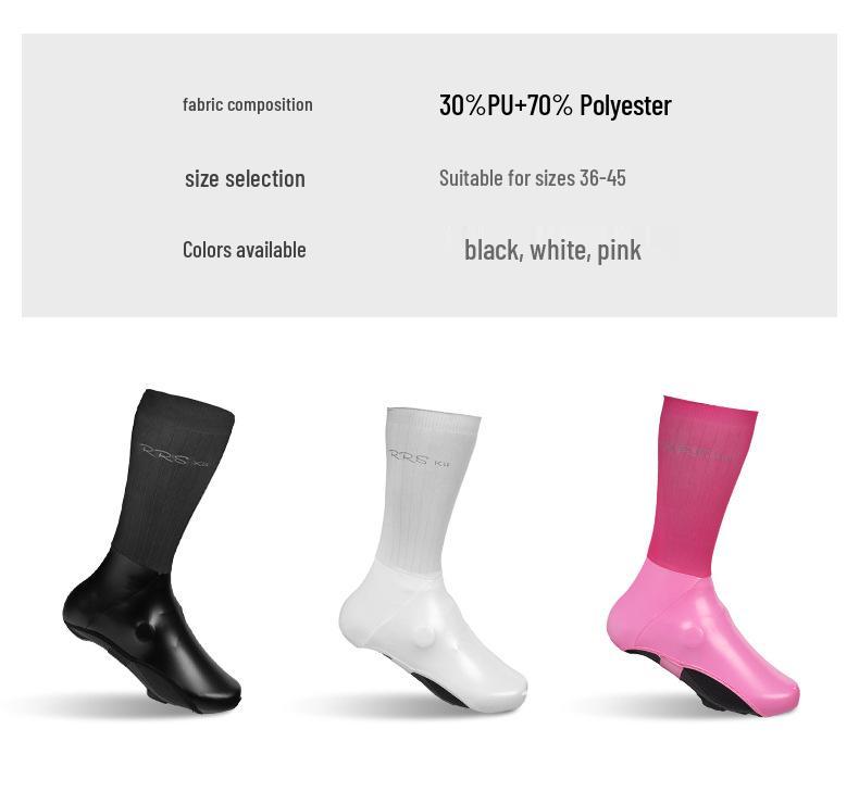 RRSKIT Windproof & Rainproof Cycling Shoe Covers – Breathable, High Elastic Fit for Mountain & Road Biking