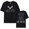Weezer The Gathering Tour 2026 T-shirt Katoen Zacht Dames/Heren T-shirts Zomer Korte Mouw Ronde Hals T-shirts Grafische Print Shirt