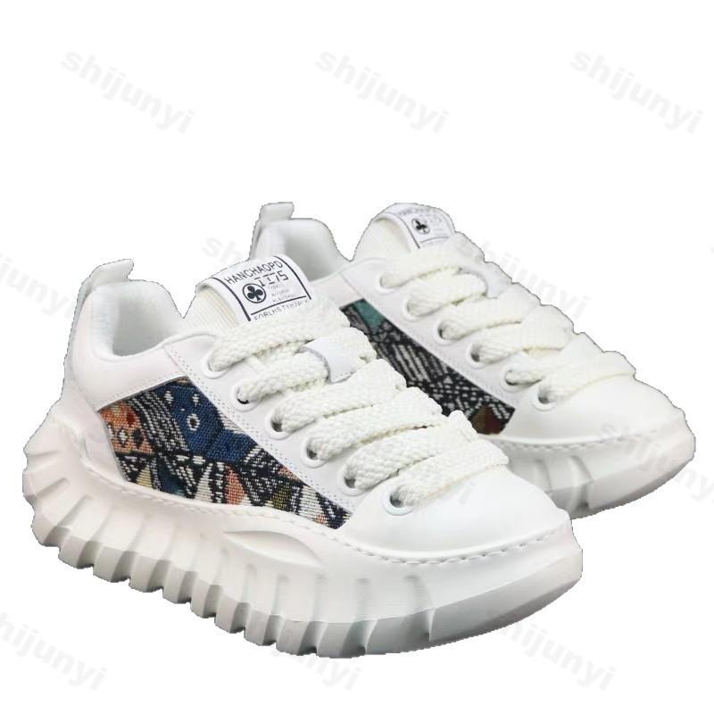 Fashion Men's Casual Sneakers 2025 Spring Autumn Thick Bottom Heightening Sports Shoes Outdoor Fashion Comfortable Non Slip Casual Shoes