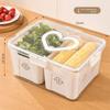 Large Capacity Food Storage Boxes 2/3/4/8 Grids Compartment Storage Container